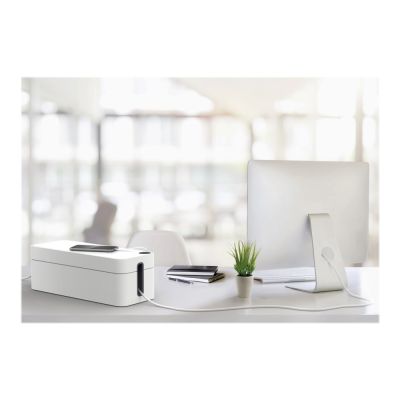 6. Durable Cavoline Box L Desk Cable Box, Grey, 1 pc.