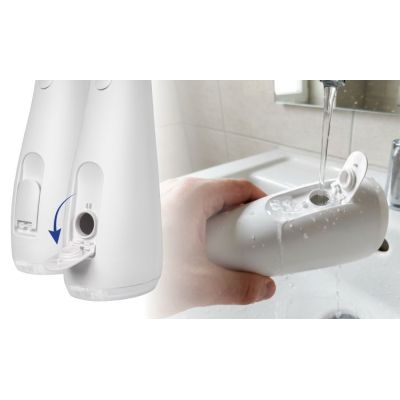 15. ELDOM IRRIGATOR RY200B 230 ML RECHARGEABLE, WHITE, WORKING TIME 60 MIN. CHARGING TIME APPROX. 6 HOURS, IPX7, TRAVEL CASE, USB CABLE