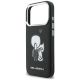 6. Karl Lagerfeld Karl & Choupette Back Logo MagSafe Case for iPhone 17 Pro Max - Black