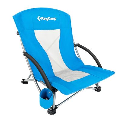 KingCamp Deluxe Blue Folding Camping Chair Low - KC3841