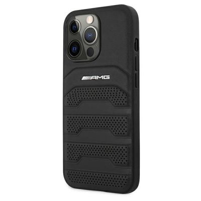 2. AMG Leather Debossed Lines case for iPhone 13 Pro / iPhone 13 - black