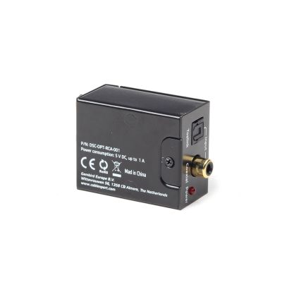 5. GEMBIRD DSC-OPT-RCA-001 Adapter (Toslink - RCA; black)