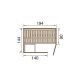 4. Varberg modular sauna, 192x142, corner entrance, wooden door, raw wood with Ofenset BioAktiv 7.5 kW stove
