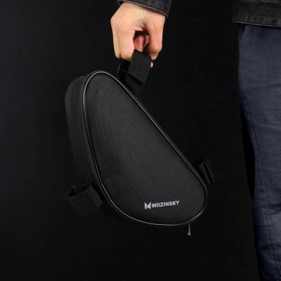 8. Wozinsky Bicycle Frame Bag 1.5L Black (WBB11BK)