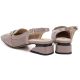 4. Women's patent leather sandals in beige Artiker 56C1996