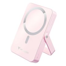 Verbatim Charge 'n' Go Magnetic Wireless Lithium Polymer (LiPo) 10000 mAh Wireless Charging Pink