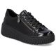 17. Rieker W N2501-00 black wedge shoes