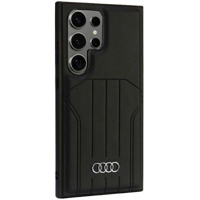 3. Audi Synthetic Leather MagSafe S24 Ultra S928 black/black hardcase AU-TPUPCMS24U-Q5/D1-BK