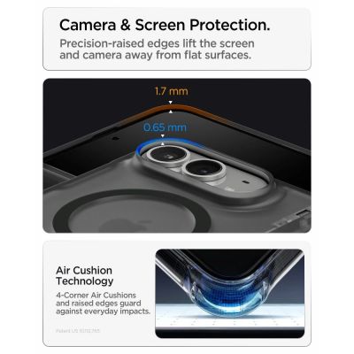13. Spigen Ultra Hybrid Pro MagSafe Case for iPhone Duo - Black