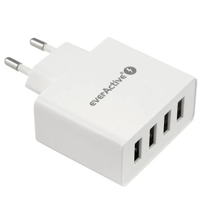 2. EVERACTIVE 4XUSB 5A WALL CHARGER - WHITE SC-400