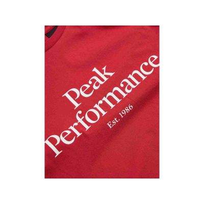 4. T-Shirt Peak Performance M Original Tee red