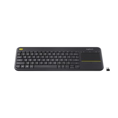 2. Logitech K400 Keyboard 920-007145 (USB 2.0; black