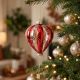 5. Mica Glass Balloon Bauble – Red-Pink