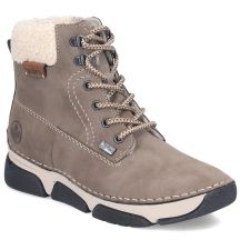 Women’s Brown Leather Lined Hiking-Style Ankle Boots Rieker 45925-25