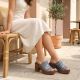 27. Women’s Denim Block-Heel Sandals with Gold-Tone Details M.Daszyński MR23126-7