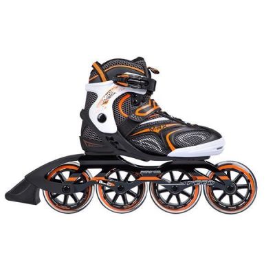 2. NILS Extreme NA1060S roller skates black and orange size 39