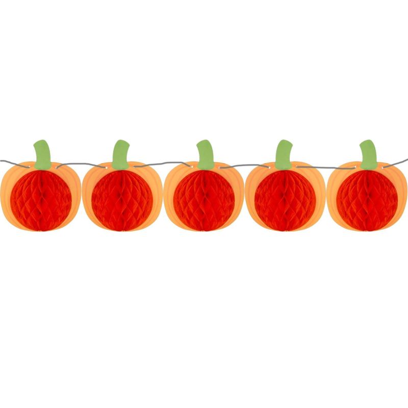 2. HALLOWEEN PUMPKIN DECORATIVE GARLAND