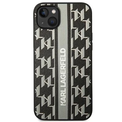 3. Karl Lagerfeld KLHCP14MPGKLSKG iPhone 14 Plus 6.7 "hardcase gray / gray Monogram Stripe