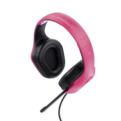 12. TRUST GXT415P ZIROX HEADSET - PINK 24992