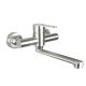 Deante Neo Lupo wall-mounted washbasin tap, steel BLUF50M