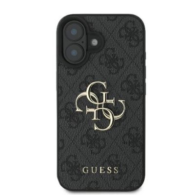 3. Guess 4G Big Logo Case for iPhone 16 - Black