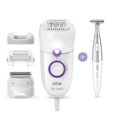6. Braun Silk-épil 5 825 Power 28 tweezers White, Purple