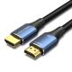 Vention 8K Ultra HD 48Gbps braided HDMI cable, 5m