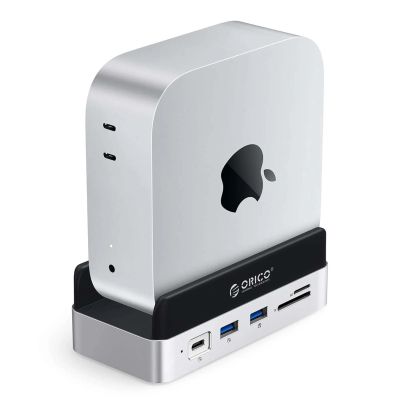3. Orico MiniDock 10-in-1 Docking Station with SSD Hard Drive Bay - Silver