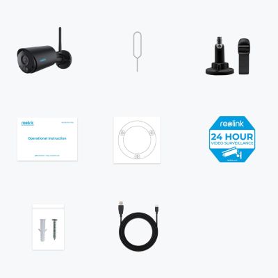 3. Reolink Argus B320 3MP Outdoor IP Camera, Black