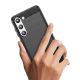 6. Carbon Case case for Samsung Galaxy S23+ flexible silicone carbon cover black