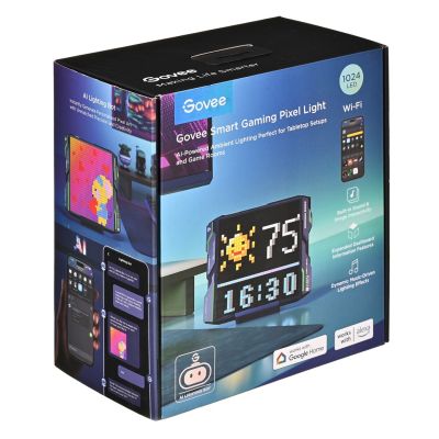 5. Govee H8630 Gaming Pixel Light | LED panel | 185*150*35mm, 1024 LEDs, 2.4GHz Wi-Fi + Bluetooth