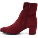 3. Sergio Leone BT-55 Burgundy Women's Ankle Boots