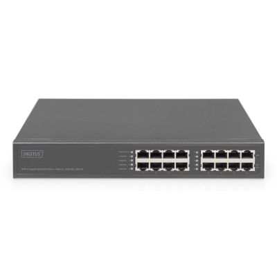 10. Digitus Injector 8-Port Gigabit Ethernet PoE+, 802.3bt, 250W