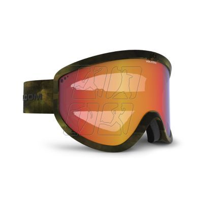 Volcom Footprints Women's/Men's Snowboard Ski Goggles Winter Red (VG0622303)