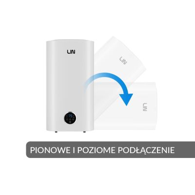 9. Electric boiler LIN LIFVD1SMWH 50L UNIVERSAL gray