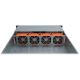 6. Inter-Tech 2U-20255 Rack Black, Stainless Steel