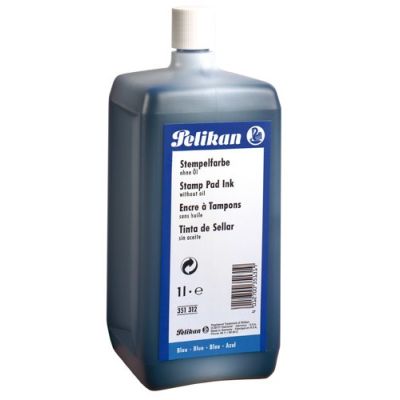Pelikan Stempelfarbe o.Ã–l blau 1000 ml mit AusgieÄùer