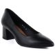 Women's black Sergio Leone PB413 pointed toe pumps