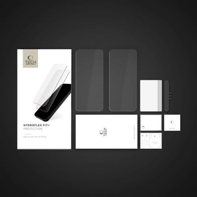 4. Tech-Protect Hydroflex Fit+2-Pack Hydrogel Film for Xiaomi Redmi Note 14 Pro 5G / 14 Pro+ 5G / Poco X7 5G - Transparent