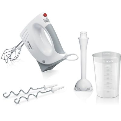5. BOSCH MFQ 3540 hand mixer (450W; white)