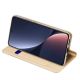 5. Dux Ducis Skin Pro Case Xiaomi 13 Flip Card Wallet Gold Stand
