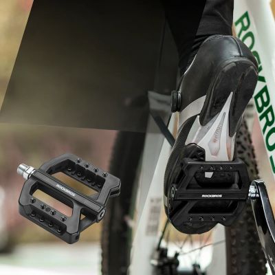 2. Rockbros RK01 Nylon Bicycle Pedals - Black