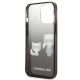 7. Karl Lagerfeld Gradient Ikonik Karl&Choupette Case for iPhone 13 Pro / iPhone 13 - Black