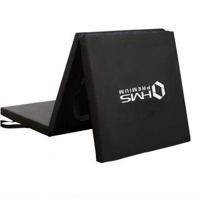 15. Folding gymnastics mattress black 1800x600x500mm HMS MGS02