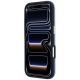 5. Karl Lagerfeld Grained Karl Head Metal MagSafe Case for iPhone 18 Pro / 17 Pro - Light Blue