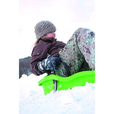 6. BLUE RACE PLASTIC SLEDS WITH BRAKES