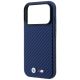 6. BMW M Carbon Metal Logo MagSafe Case for iPhone 17 Pro / 18 Pro - Navy Blue
