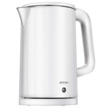 MPM MCZ-105 cordless kettle white 1.7L double-walled, silent