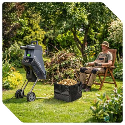 7. Electric branch shredder 2500W 45L W94205 WUBER
