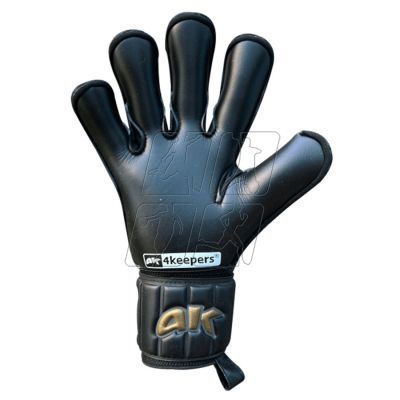 6. 4keepers Champ Gold Black VI RF2G Jr goalkeeper gloves S906497